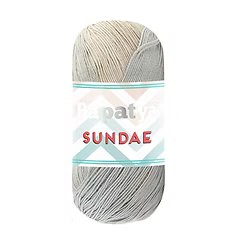 Papatya Sundae Yarn Cake – Soft Gradient Cotton Blend Knitting & Crochet Yarn
