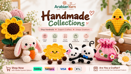Introducing Arabian Yarn Handmade Collections: Shop Handmade & Sell Your Crafts