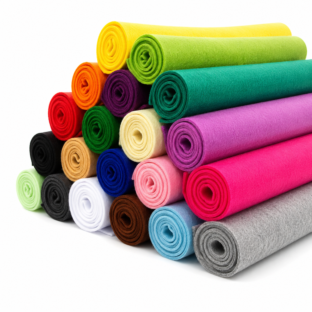 Premium Felt Fabric Sheets – Soft Non-Woven Felt Cloth for DIY Crafts, Sewing, Embroidery & Decoration 1 Mtr