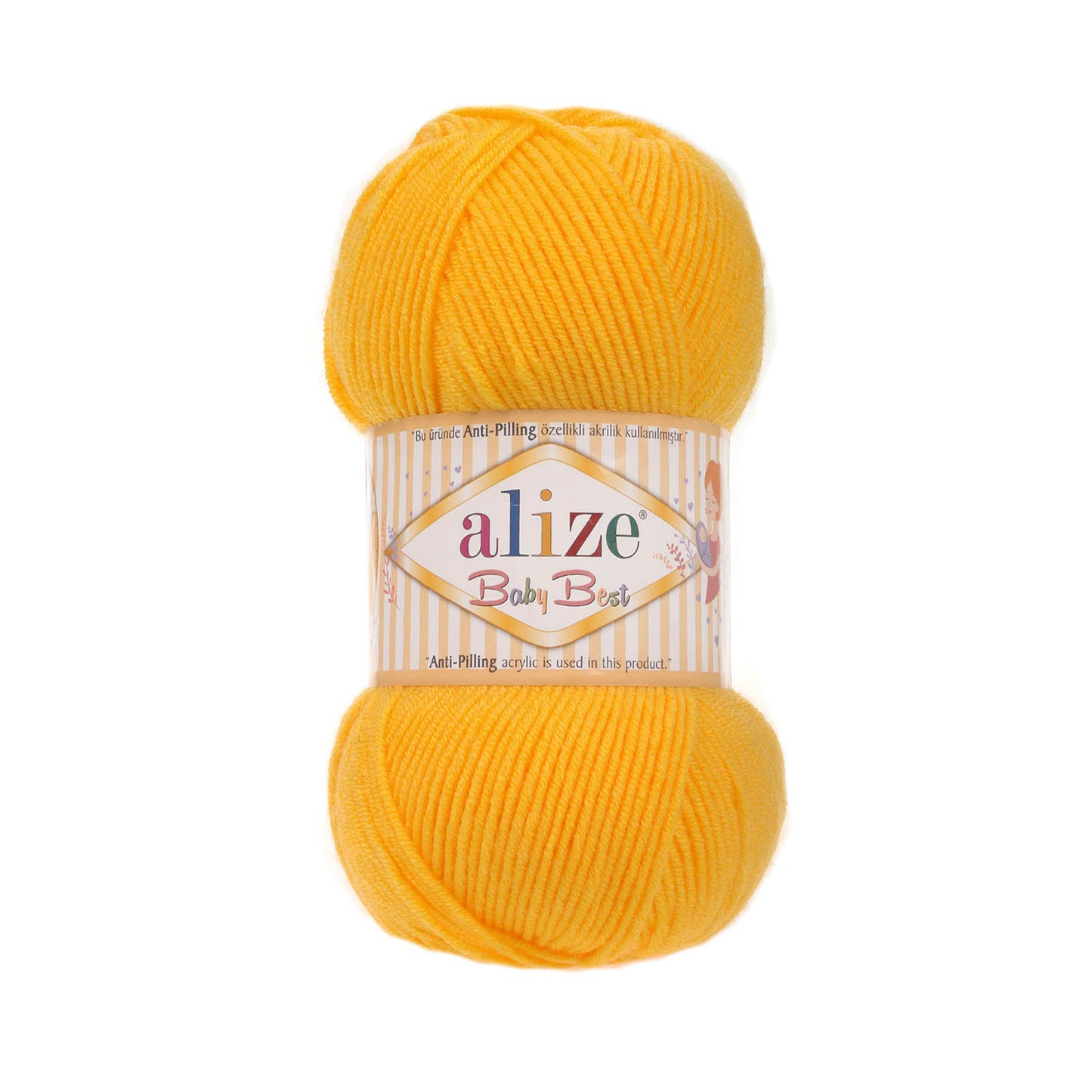 Alize Baby Best Yarn 100g | Soft Bamboo Anti-Pilling Baby Yarn |