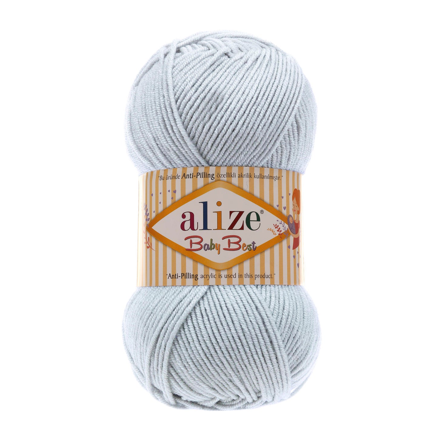 Alize Baby Best Yarn 100g | Soft Bamboo Anti-Pilling Baby Yarn |