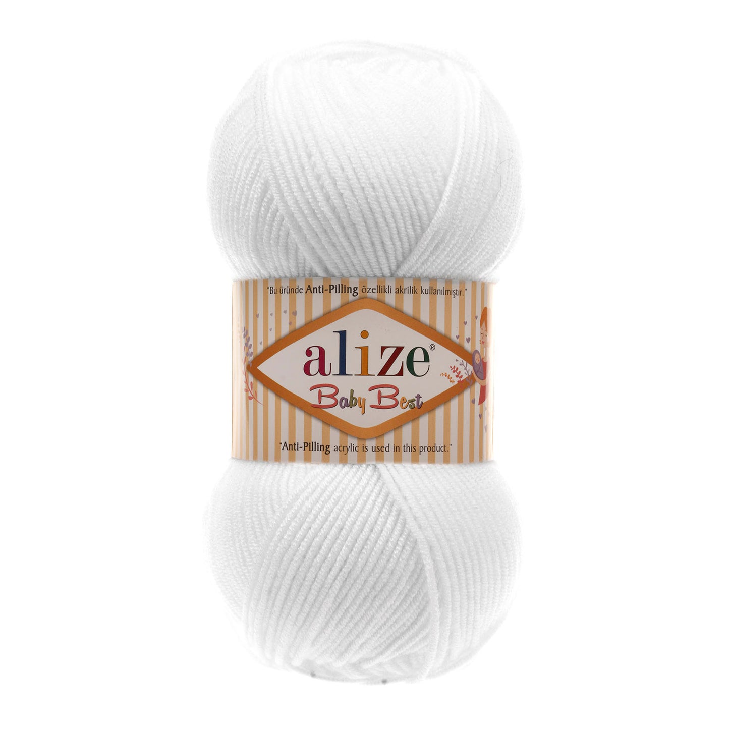 Alize Baby Best Yarn 100g | Soft Bamboo Anti-Pilling Baby Yarn |