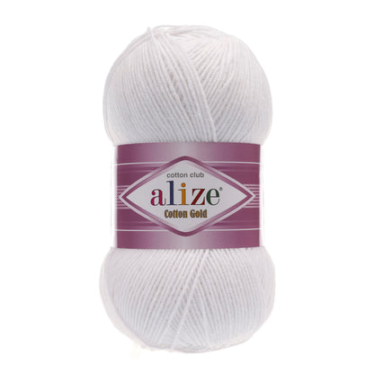 Alize Cotton Gold Yarn | Cotton Acrylic Crochet & Knitting Yarn