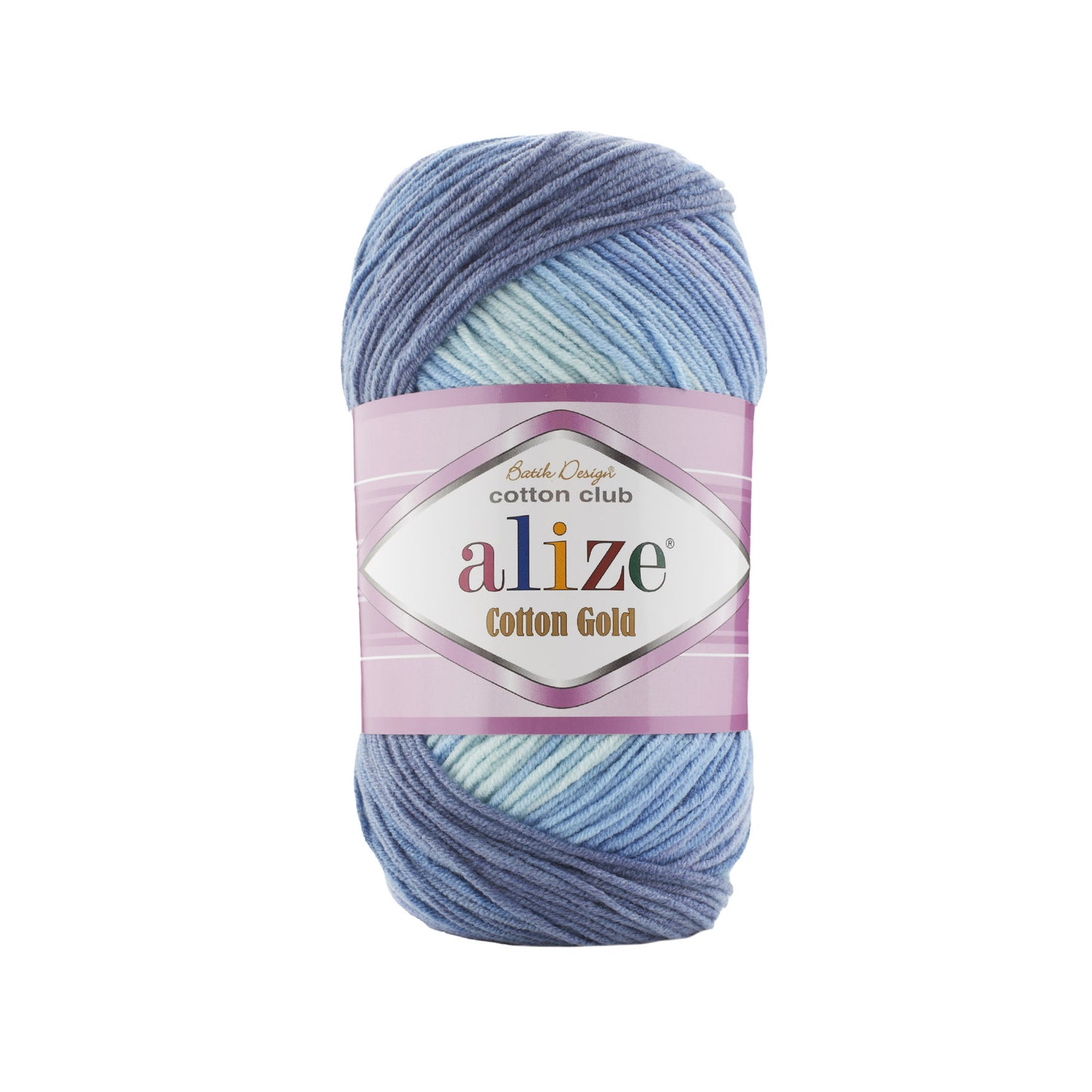 Alize Cotton Gold Batik Yarn – 55% Cotton, 45% Acrylic Knitting & Crochet Yarn (100g)