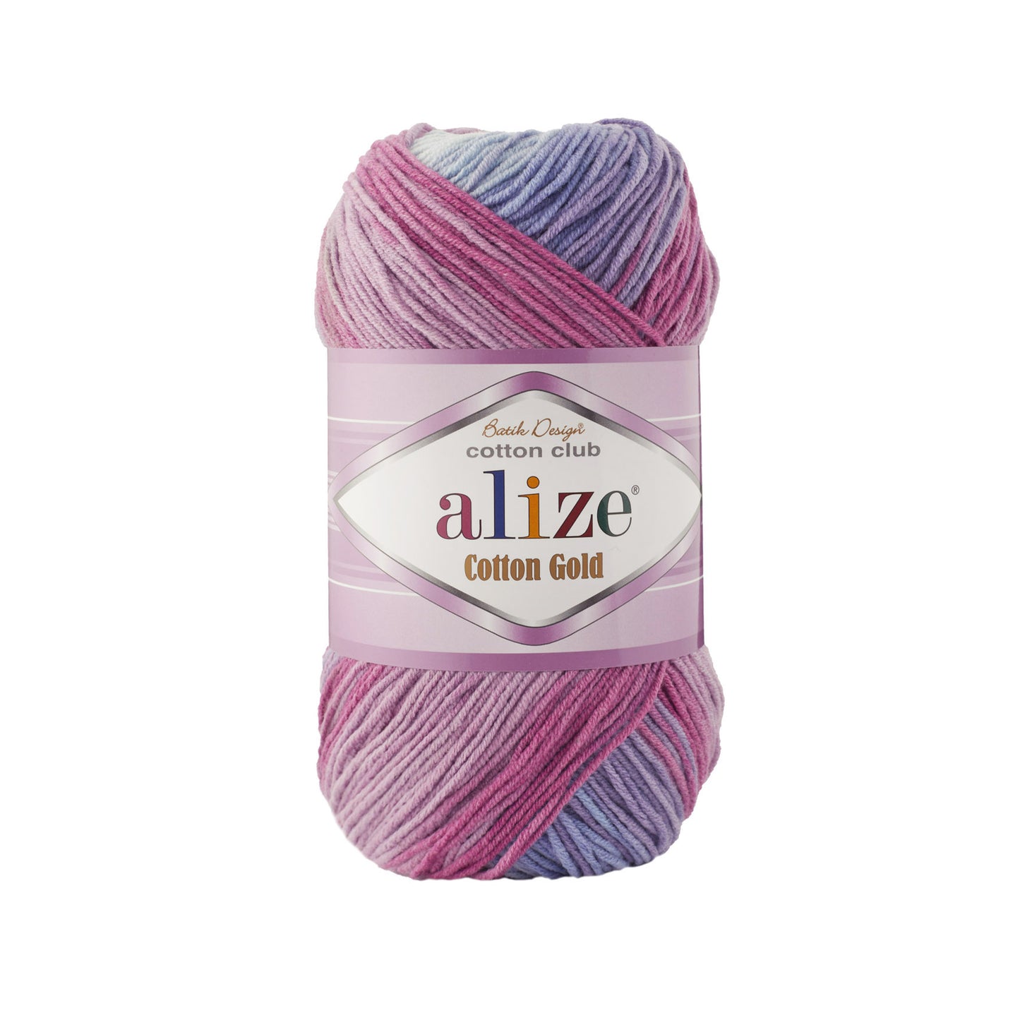 Alize Cotton Gold Batik Yarn – 55% Cotton, 45% Acrylic Knitting & Crochet Yarn (100g)