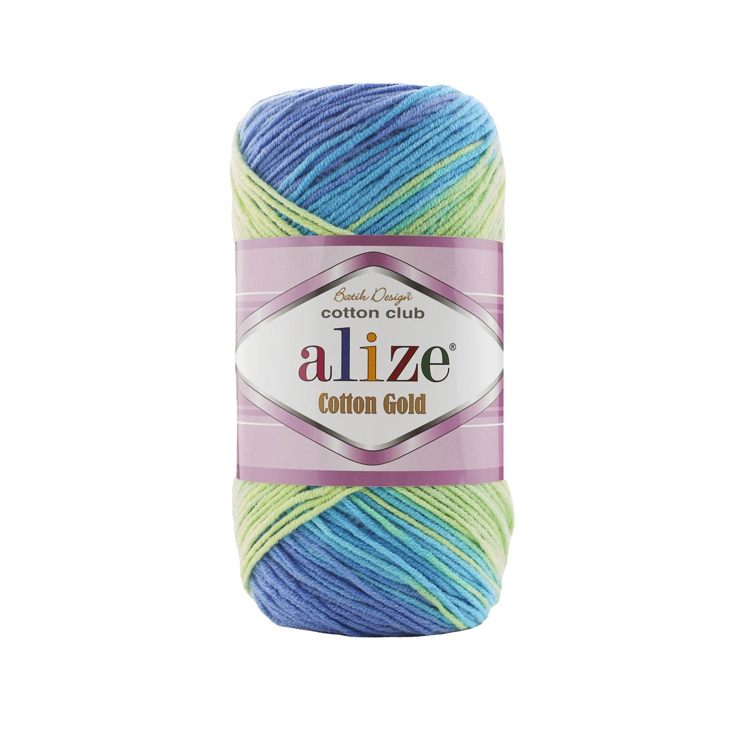 Alize Cotton Gold Batik Yarn – 55% Cotton, 45% Acrylic Knitting & Crochet Yarn (100g)