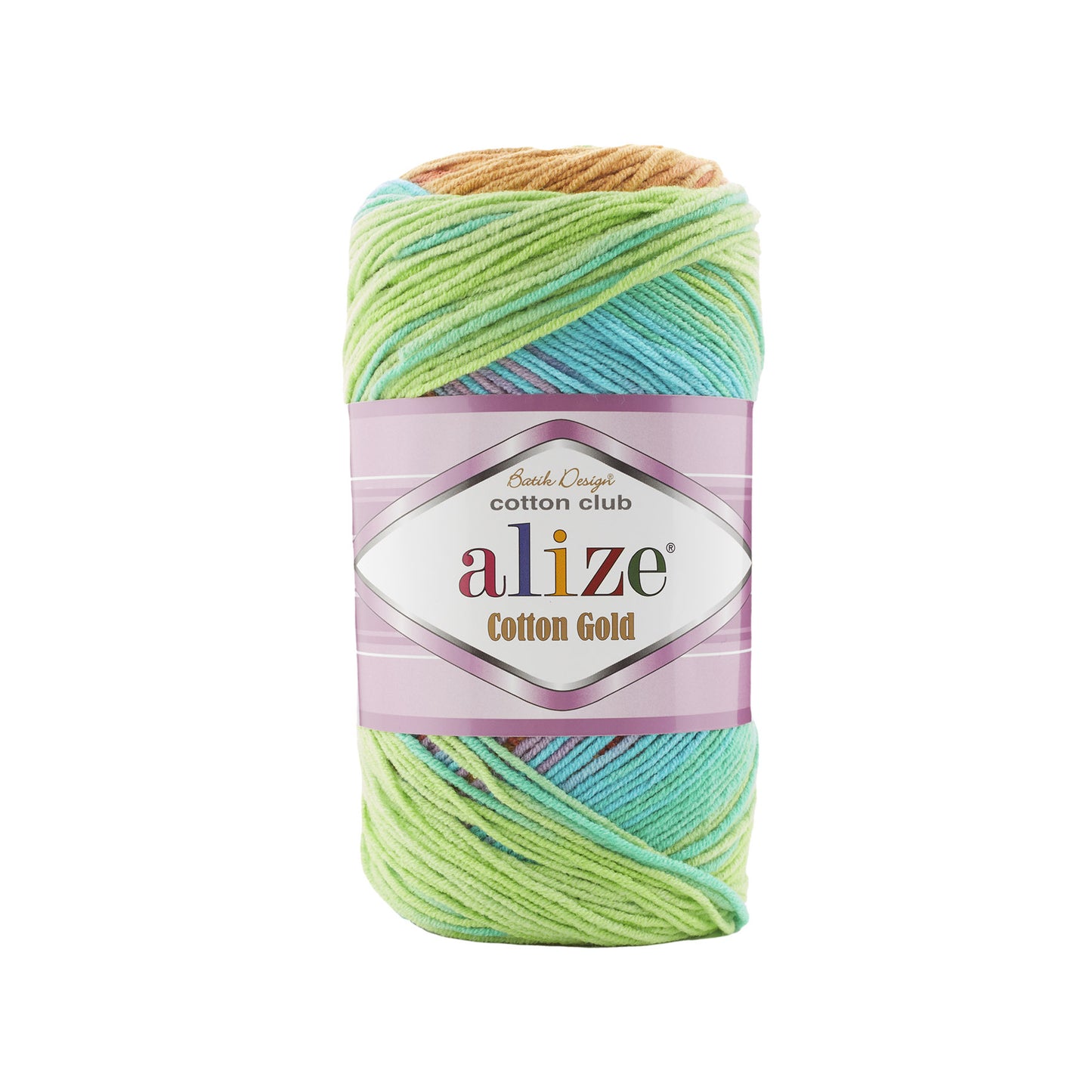 Alize Cotton Gold Batik Yarn – 55% Cotton, 45% Acrylic Knitting & Crochet Yarn (100g)