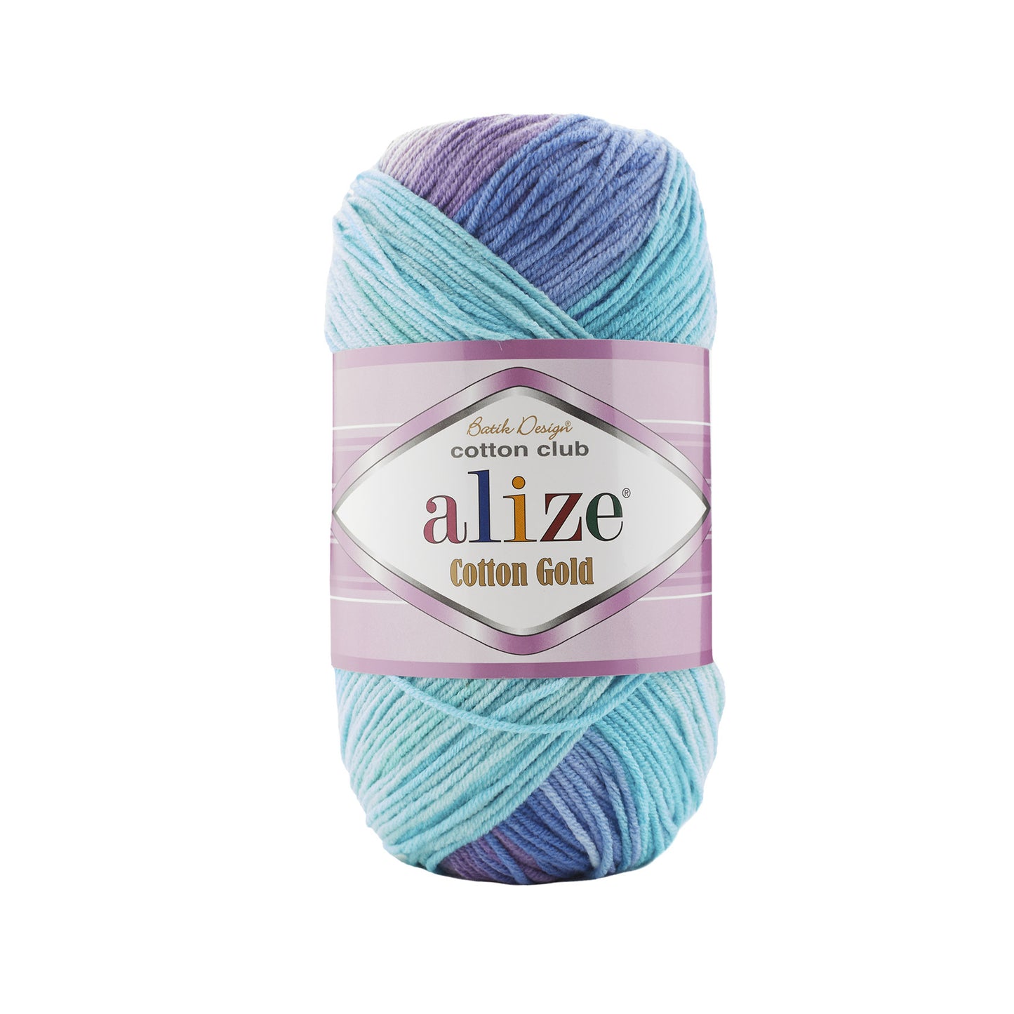 Alize Cotton Gold Batik Yarn – 55% Cotton, 45% Acrylic Knitting & Crochet Yarn (100g)