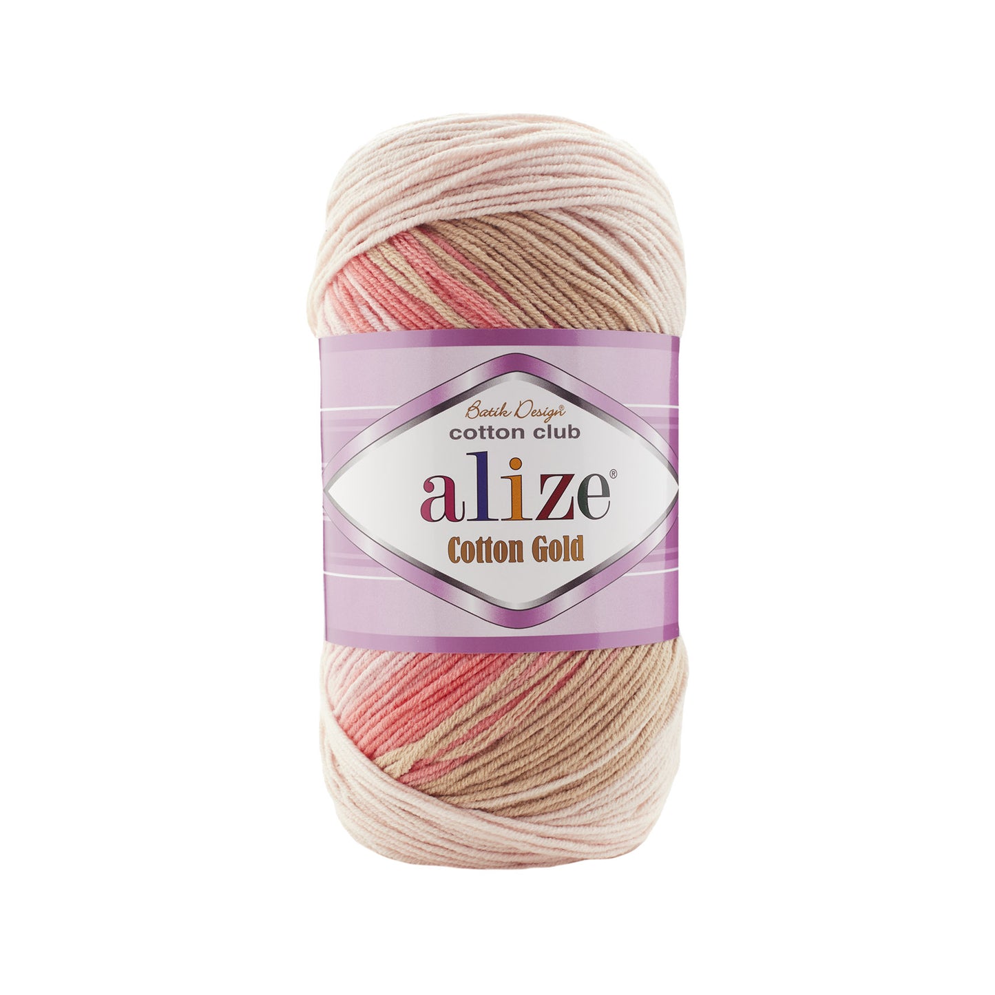 Alize Cotton Gold Batik Yarn – 55% Cotton, 45% Acrylic Knitting & Crochet Yarn (100g)