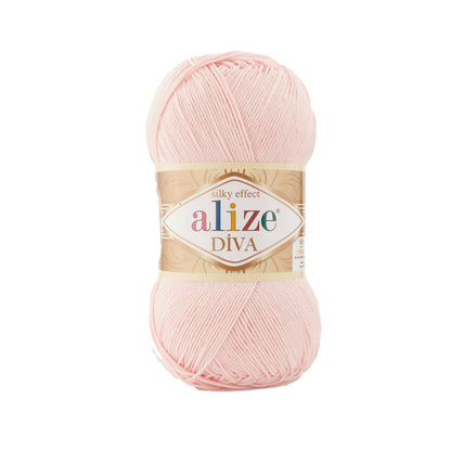 Alize Diva Yarn | 100% Microfiber Acrylic Crochet & Knitting Yarn