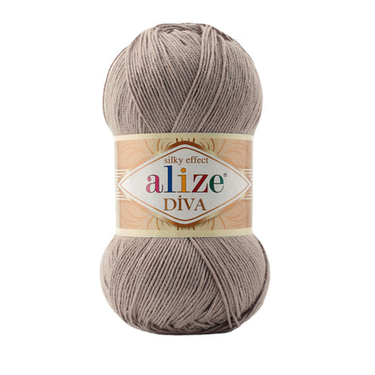 Alize Diva Yarn | 100% Microfiber Acrylic Crochet & Knitting Yarn