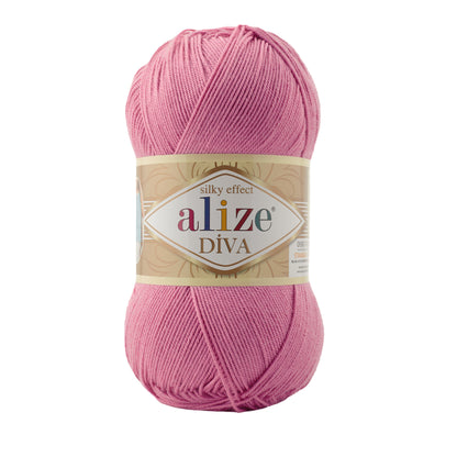 Alize Diva Yarn | 100% Microfiber Acrylic Crochet & Knitting Yarn
