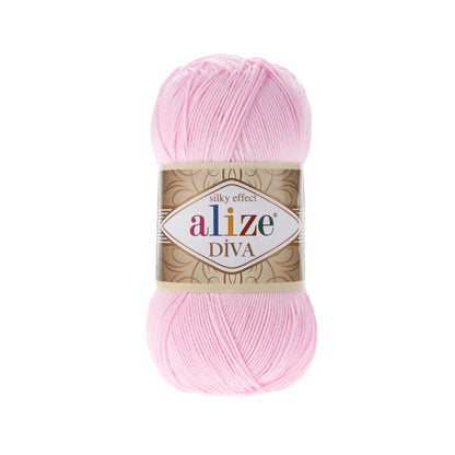 Alize Diva Yarn | 100% Microfiber Acrylic Crochet & Knitting Yarn