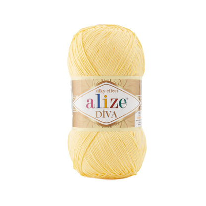 Alize Diva Yarn | 100% Microfiber Acrylic Crochet & Knitting Yarn