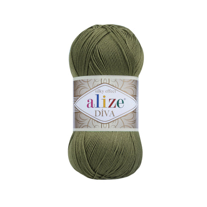 Alize Diva Yarn | 100% Microfiber Acrylic Crochet & Knitting Yarn