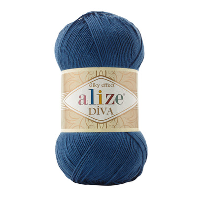 Alize Diva Yarn | 100% Microfiber Acrylic Crochet & Knitting Yarn