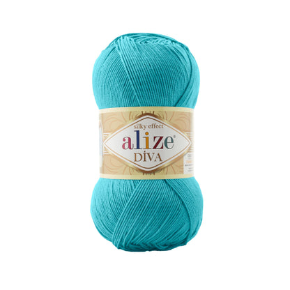 Alize Diva Yarn | 100% Microfiber Acrylic Crochet & Knitting Yarn
