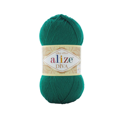 Alize Diva Yarn | 100% Microfiber Acrylic Crochet & Knitting Yarn