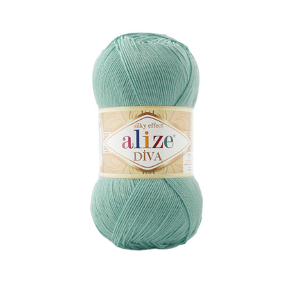 Alize Diva Yarn | 100% Microfiber Acrylic Crochet & Knitting Yarn