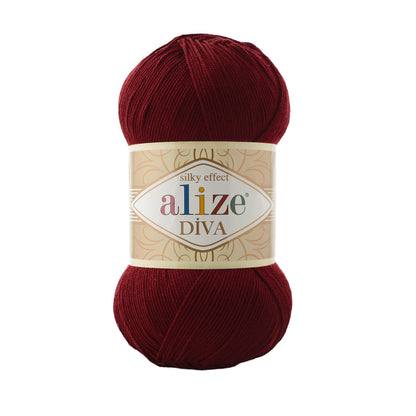 Alize Diva Yarn | 100% Microfiber Acrylic Crochet & Knitting Yarn