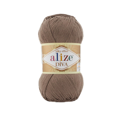 Alize Diva Yarn | 100% Microfiber Acrylic Crochet & Knitting Yarn