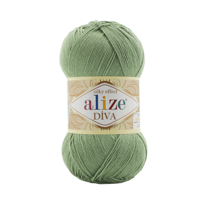 Alize Diva Yarn | 100% Microfiber Acrylic Crochet & Knitting Yarn