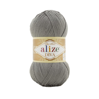 Alize Diva Yarn | 100% Microfiber Acrylic Crochet & Knitting Yarn