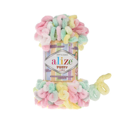 Alize Puffy Color yarn 100g soft loop yarn UAE