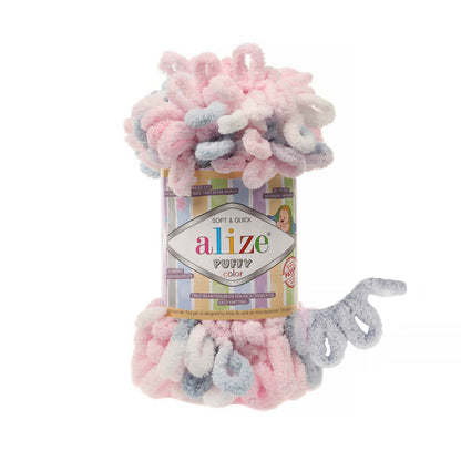 Alize Puffy Color Yarn 100g | Loop Yarn for Finger Knitting & Crochet