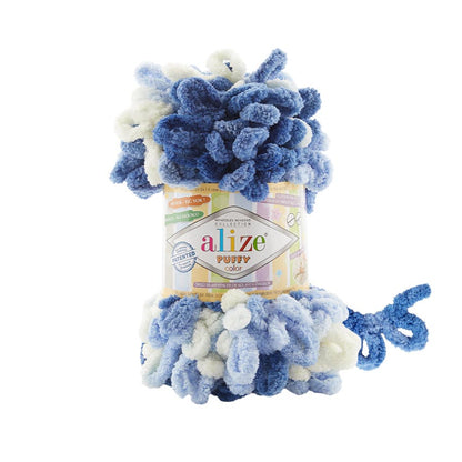 Alize Puffy Color Yarn 100g | Loop Yarn for Finger Knitting & Crochet