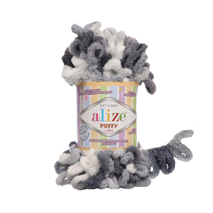 Alize Puffy Color Yarn 100g | Loop Yarn for Finger Knitting & Crochet