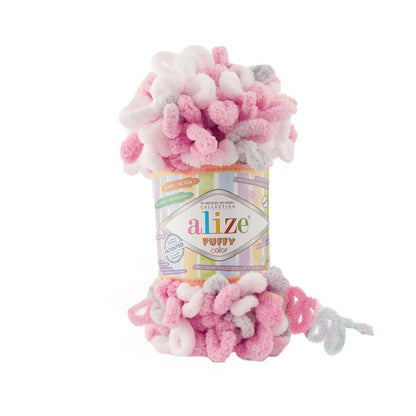 Alize Puffy Color Yarn 100g | Loop Yarn for Finger Knitting & Crochet