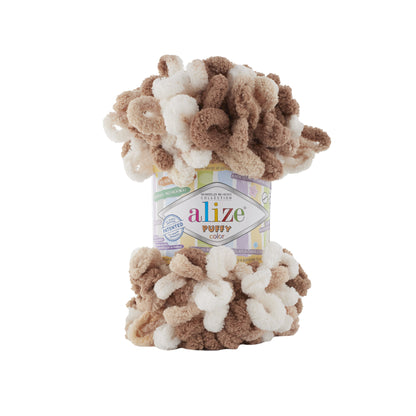 Alize Puffy Color Yarn 100g | Loop Yarn for Finger Knitting & Crochet