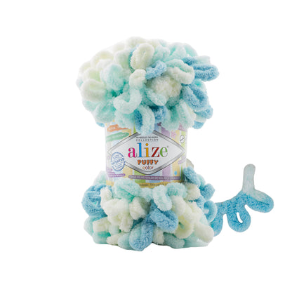 Alize Puffy Color Yarn 100g | Loop Yarn for Finger Knitting & Crochet