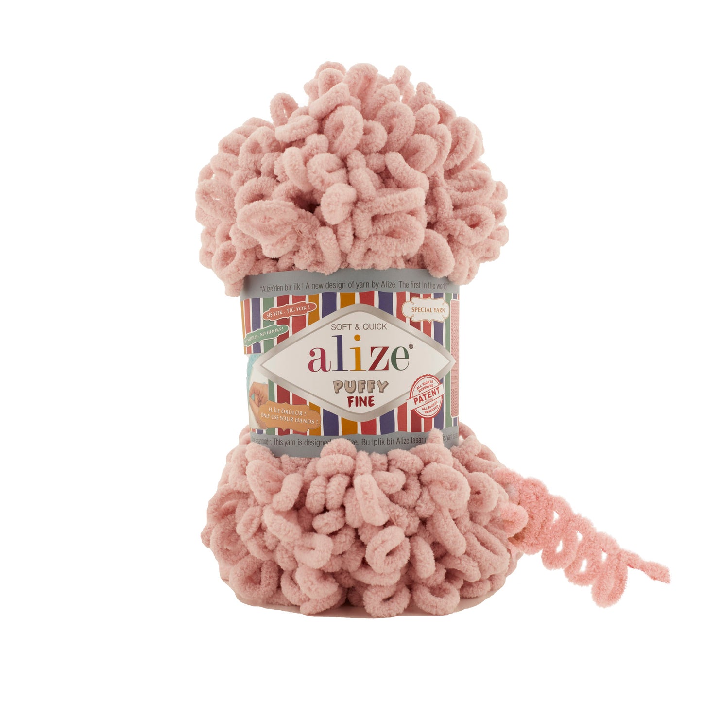 Alize Puffy Fine Loop Yarn | Finger Knitting Yarn