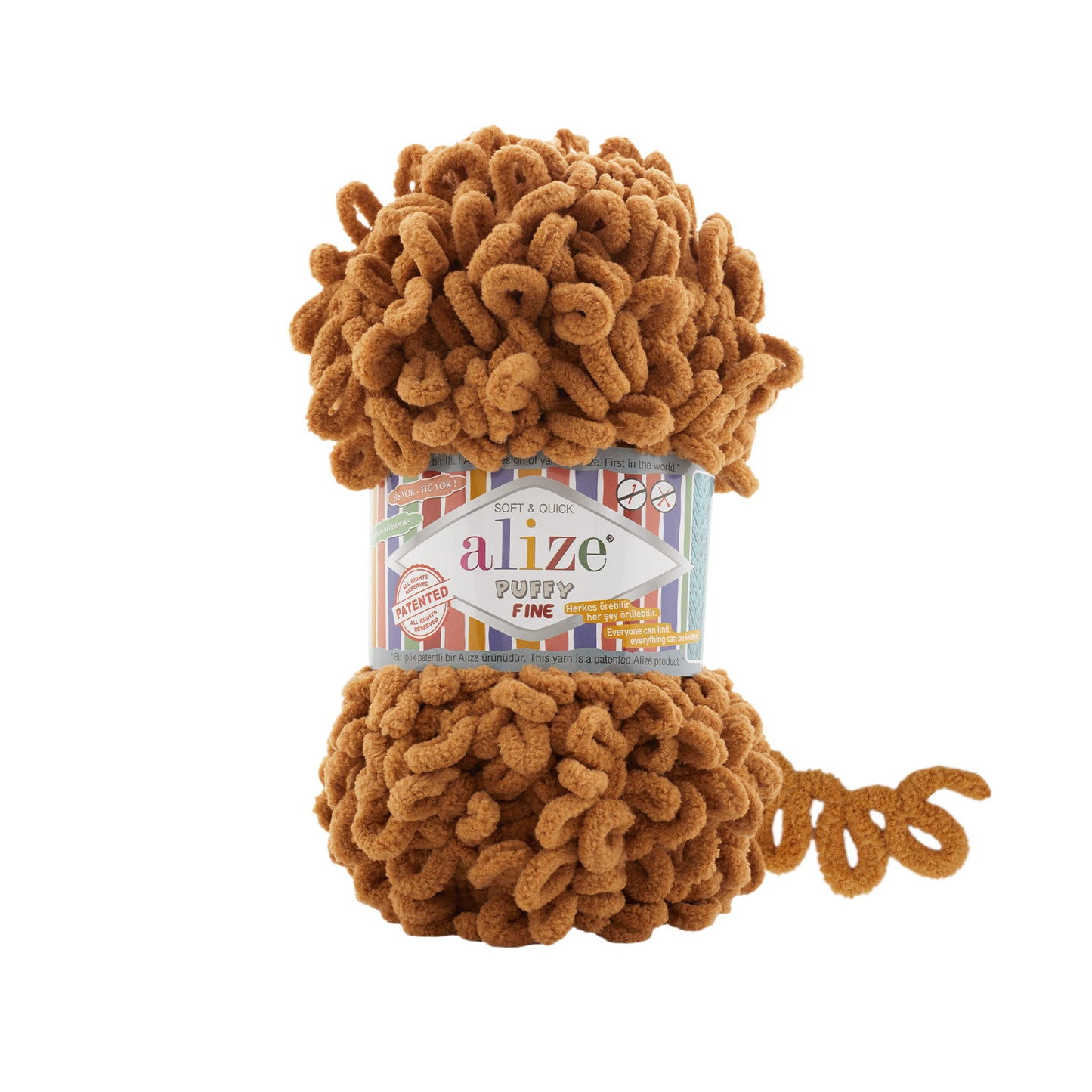 Alize Puffy Fine Loop Yarn | Finger Knitting Yarn