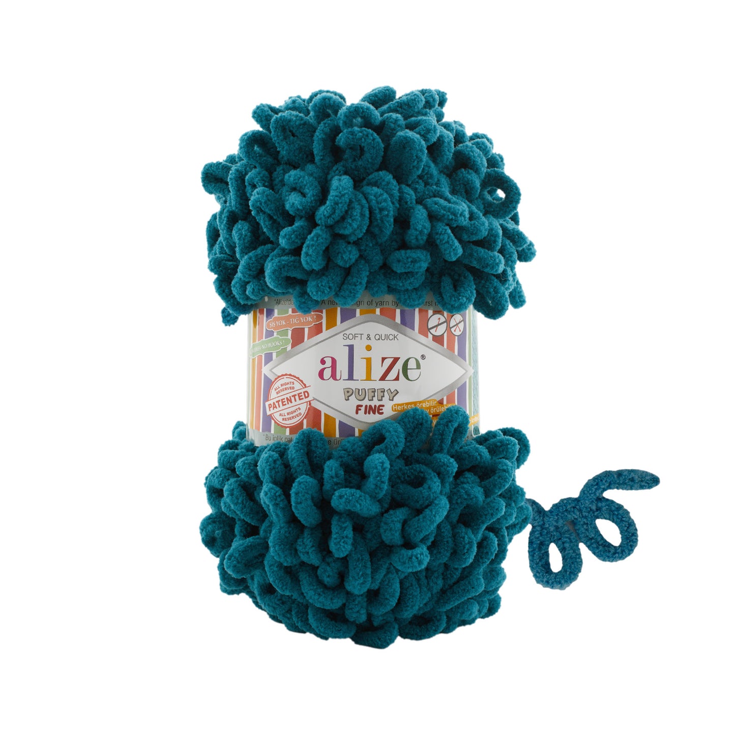 Alize Puffy Fine Loop Yarn | Finger Knitting Yarn