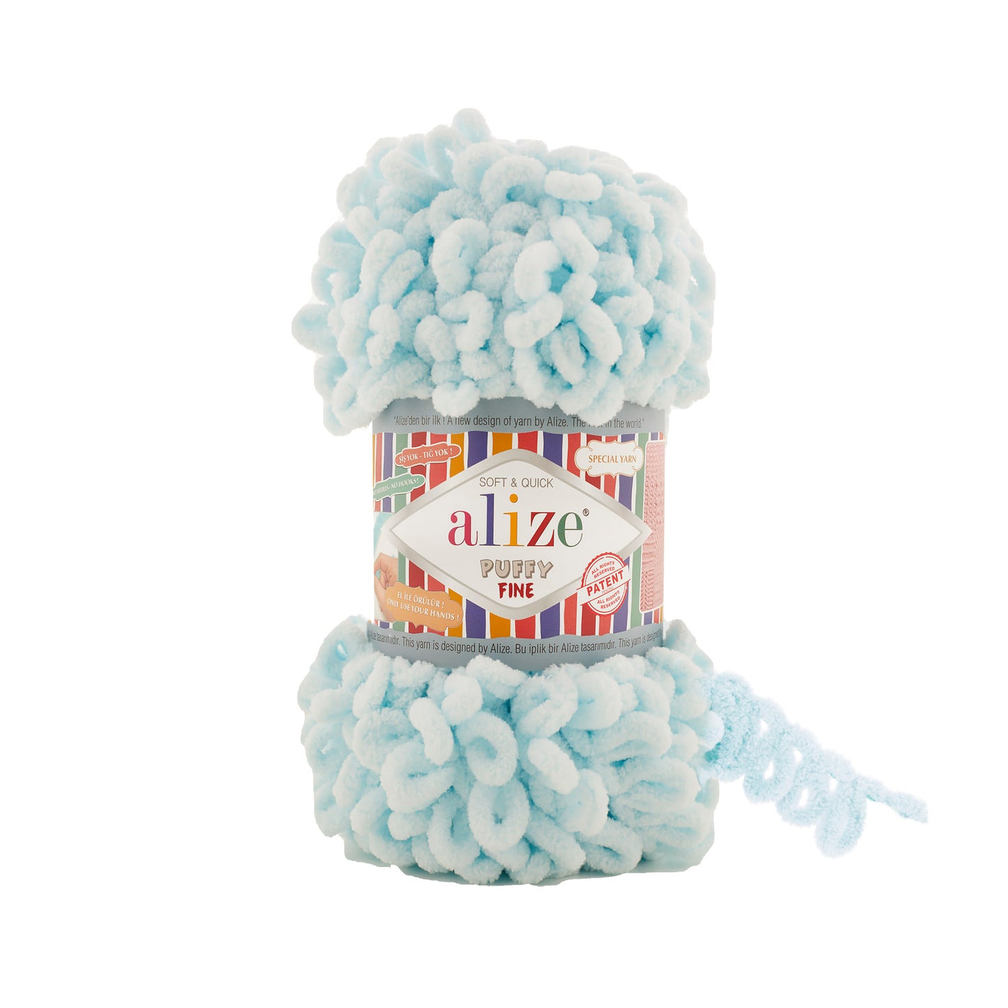 Alize Puffy Fine Loop Yarn | Finger Knitting Yarn
