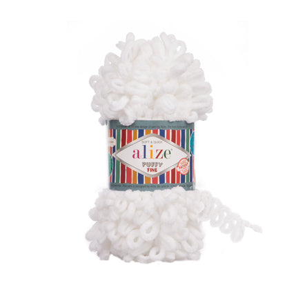 Alize Puffy Fine Loop Yarn | Finger Knitting Yarn