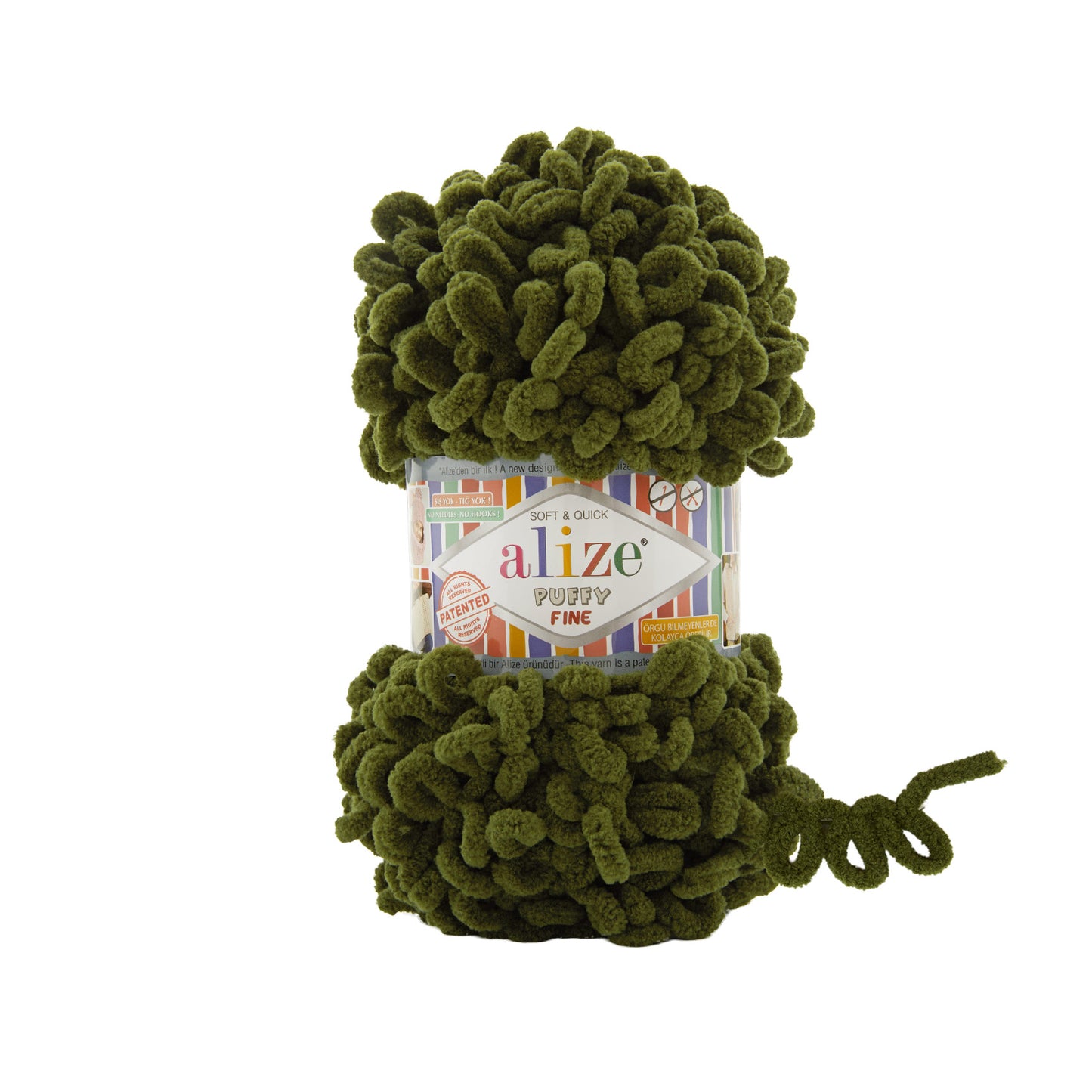 Alize Puffy Fine Loop Yarn | Finger Knitting Yarn