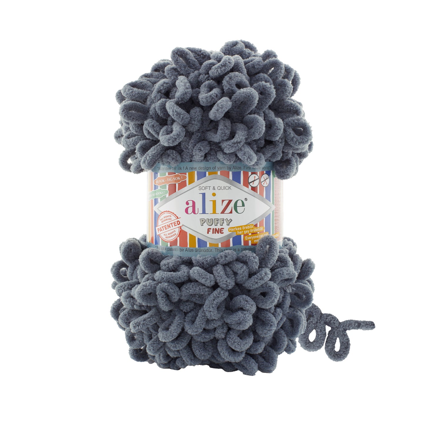 Alize Puffy Fine Loop Yarn | Finger Knitting Yarn