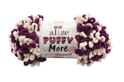 Alize Puffy More Chenille Loop Yarn – 150g Finger Knitting Yarn