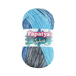 Papatya Splash Yarn – Soft Self-Striping Cotton Blend Knitting & Crochet Yarn