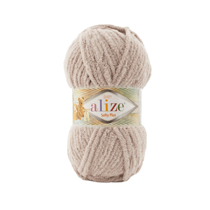 Alize Softy Plus Yarn perfect for baby blankets, plush toys, garments, scarves, crochet, and knitting projects