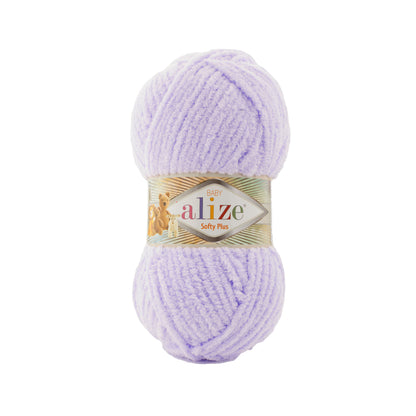 Alize Softy Plus Yarn perfect for baby blankets, plush toys, garments, scarves, crochet, and knitting projects