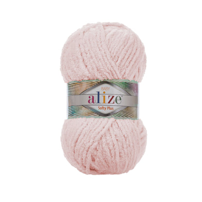 Alize Softy Plus Yarn perfect for baby blankets, plush toys, garments, scarves, crochet, and knitting projects