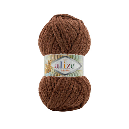 Alize Softy Plus Yarn perfect for baby blankets, plush toys, garments, scarves, crochet, and knitting projects