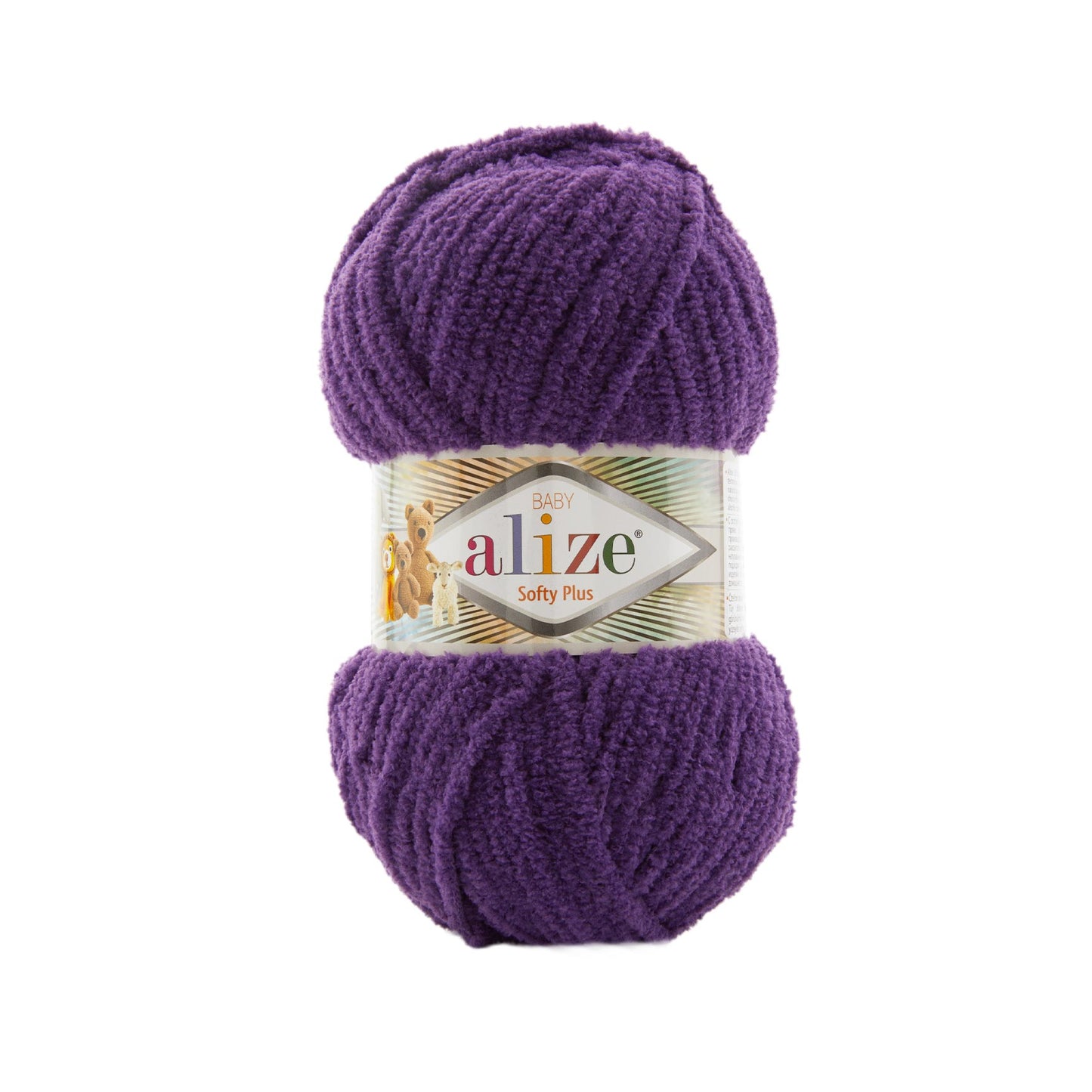 Alize Softy Plus Yarn perfect for baby blankets, plush toys, garments, scarves, crochet, and knitting projects