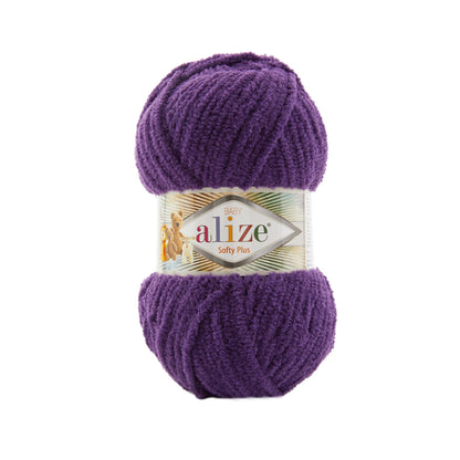 Alize Softy Plus Yarn perfect for baby blankets, plush toys, garments, scarves, crochet, and knitting projects