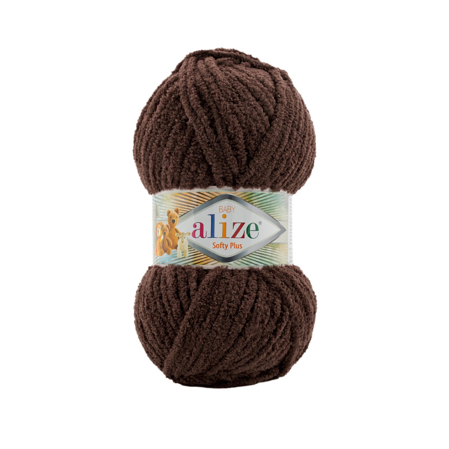 Alize Softy Plus Yarn perfect for baby blankets, plush toys, garments, scarves, crochet, and knitting projects